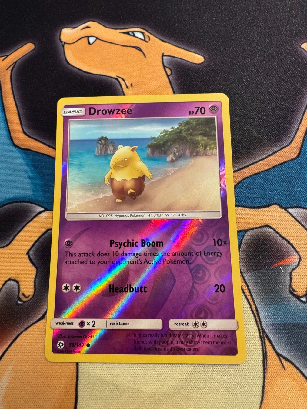 Pokémon Sammelbilder & Trading cards: Drowzee (SUM 59) - Reverse Holo - Sun & Moon – Neu (gemäss Beschreibung) aus Bülach von Pfrenzel