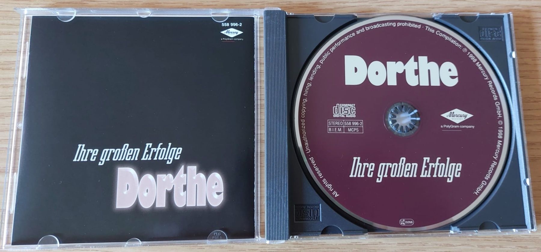 CD: CD- Dorthe - Ihre grossen Erfolge – Usato da Urtenen-Schönbühl venduto da Kahru 2