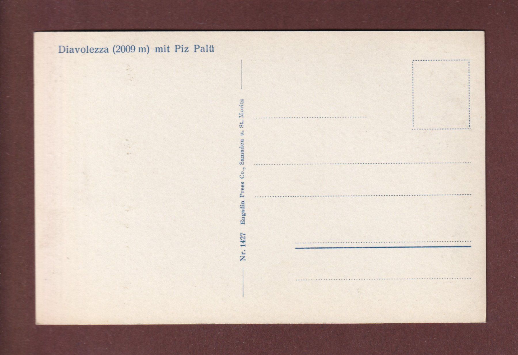 Cartoline postali: DIAVOLEZZA - Piz Palü – Usato da Pully venduto da nicecards-shop 1