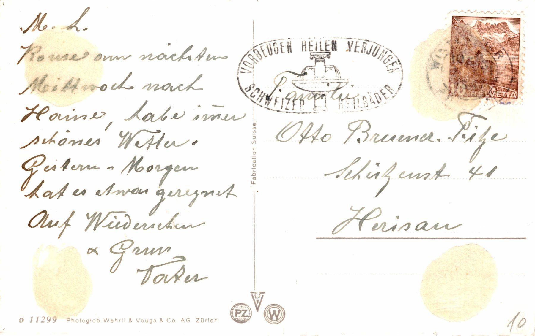 Cartes postales: Eichliacker bei Töss – D'occasion à Bronschhofen par Astore 1