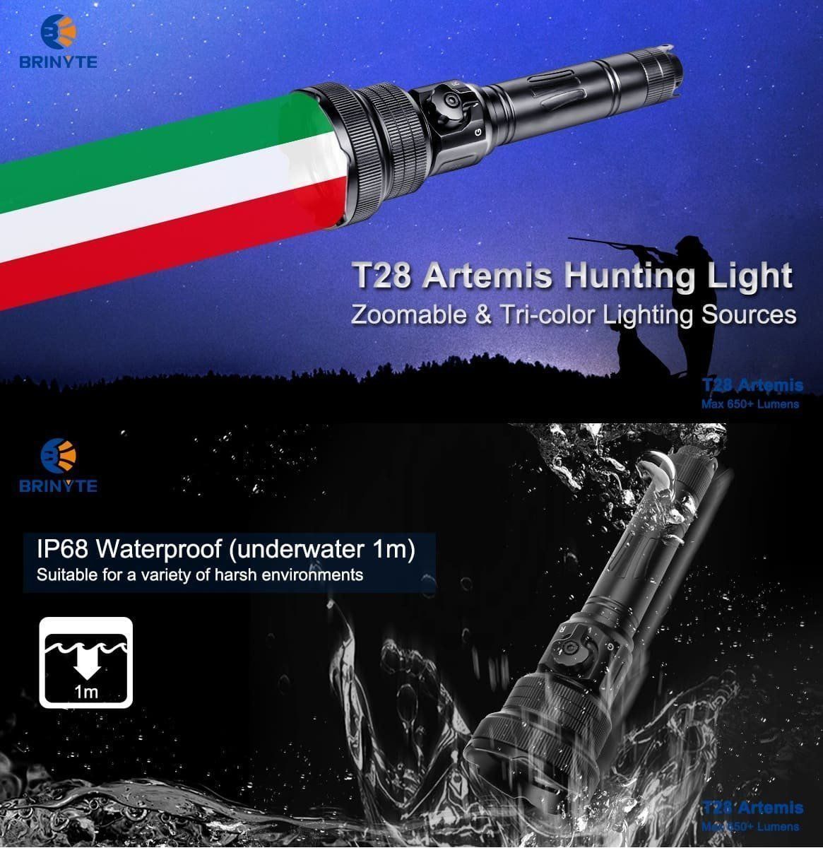Lampade: fokussierbare Jagdlampe mit 3 Farben – Nuovo e nell'imballaggio originale da grosswangen venduto da Poliniman0 5