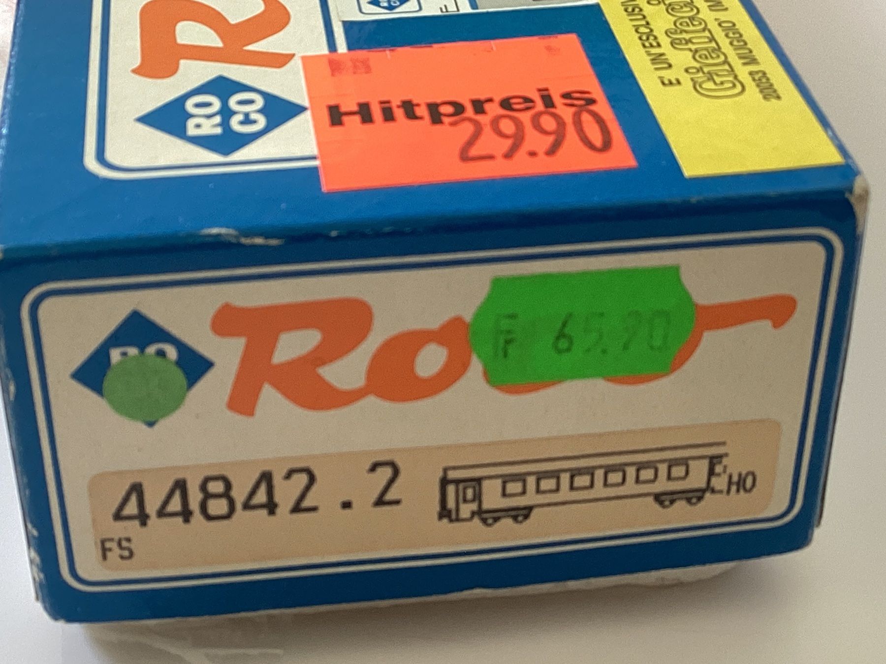 Roco Modellini di ferrovie: Roco 44842.2 FS B WLAB UHansa TEN H0 1:87 – Usato da Effretikon venduto da simtek_de 6