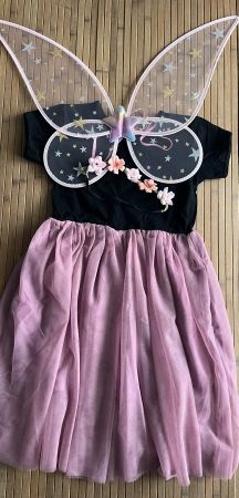 Feen-Kostüm Flügel Kleid Gr. 6 jährige Fasnacht Karneval