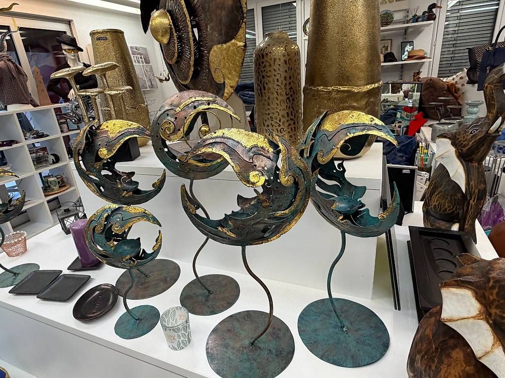 Sculture & Statue: Metallskulptur – Nuovo e nell'imballaggio originale da Wolfwil venduto da Hannes.L