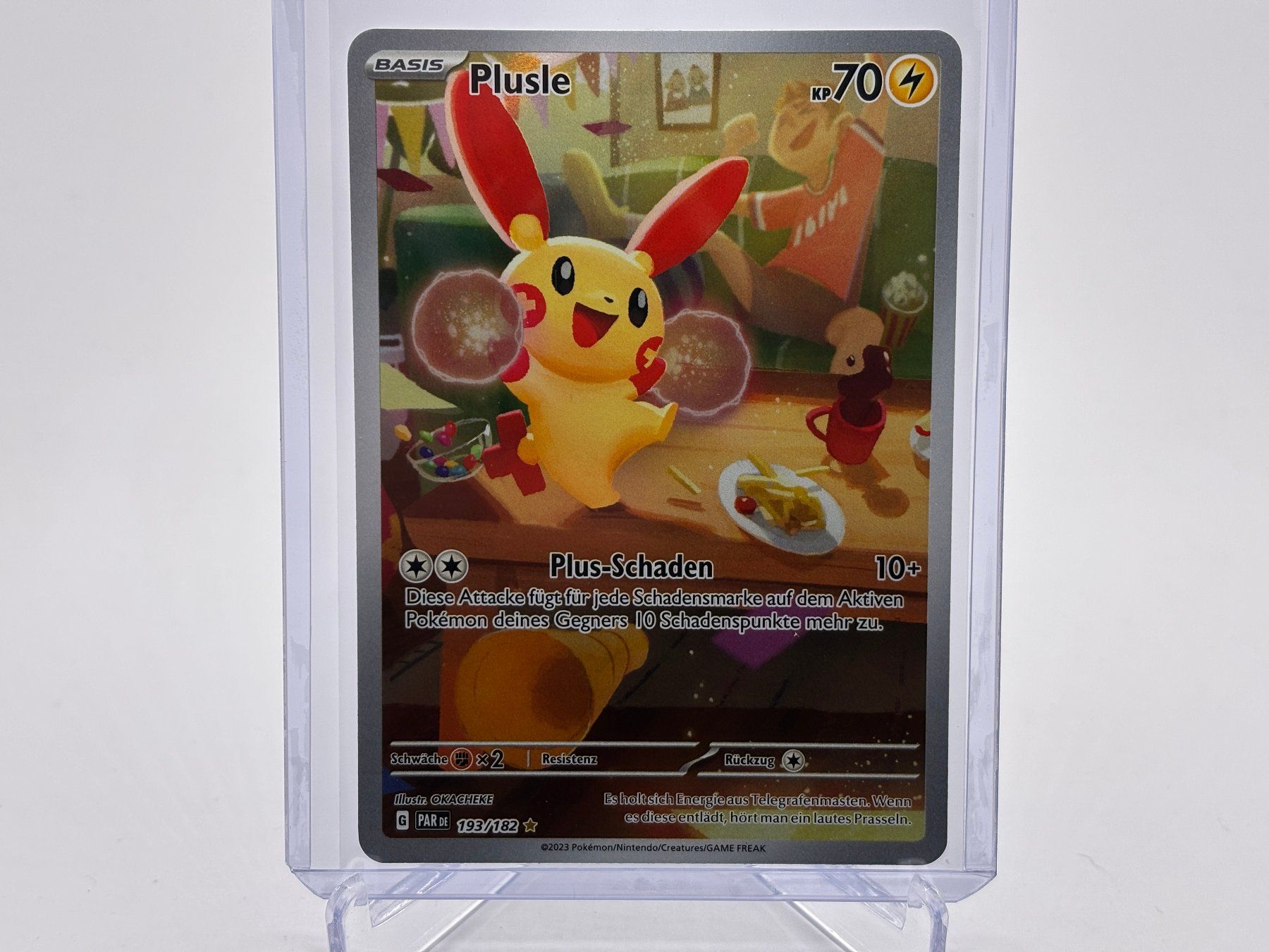 Pokémon Carte collezionabili: Paradoxrift - Plusle  (PAR 193) - DE – Nuovo (secondo la descrizione) da Allschwil venduto da bul_5pmr