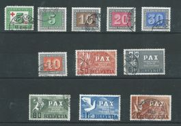 PAX ZNr.262 - 271 gestempelt