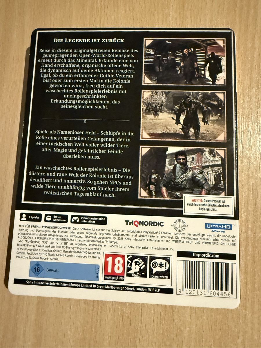 Spiele: Gothic 1 Remake PS5 – Gebraucht aus Dietikon von Molella 1