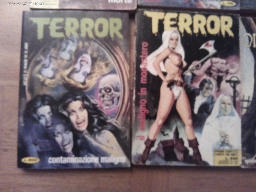Fumetti: 8 X  Horror EROTIC - Comic  "Terror" & "Oltretomba" – Usato da Volketswil venduto da nemo2000 3