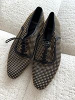 Saint Laurent Lu Lu Leder-Loafers Schwarz Gr. 36.5