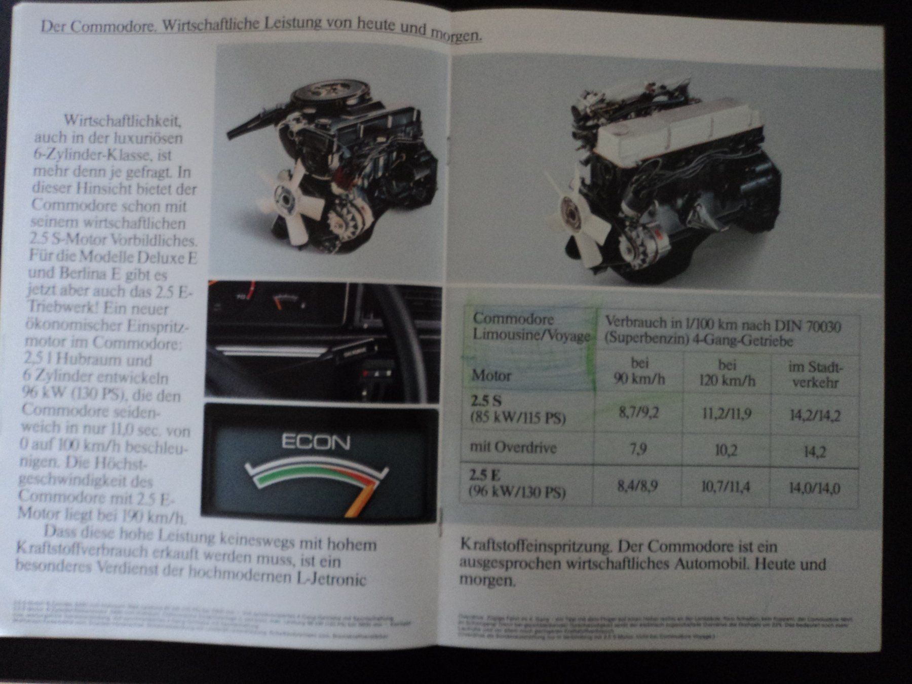 Opel Documenti: Prospekt Opel Commodore C 1981 – Usato da Schwarzenburg venduto da modelCARama 5