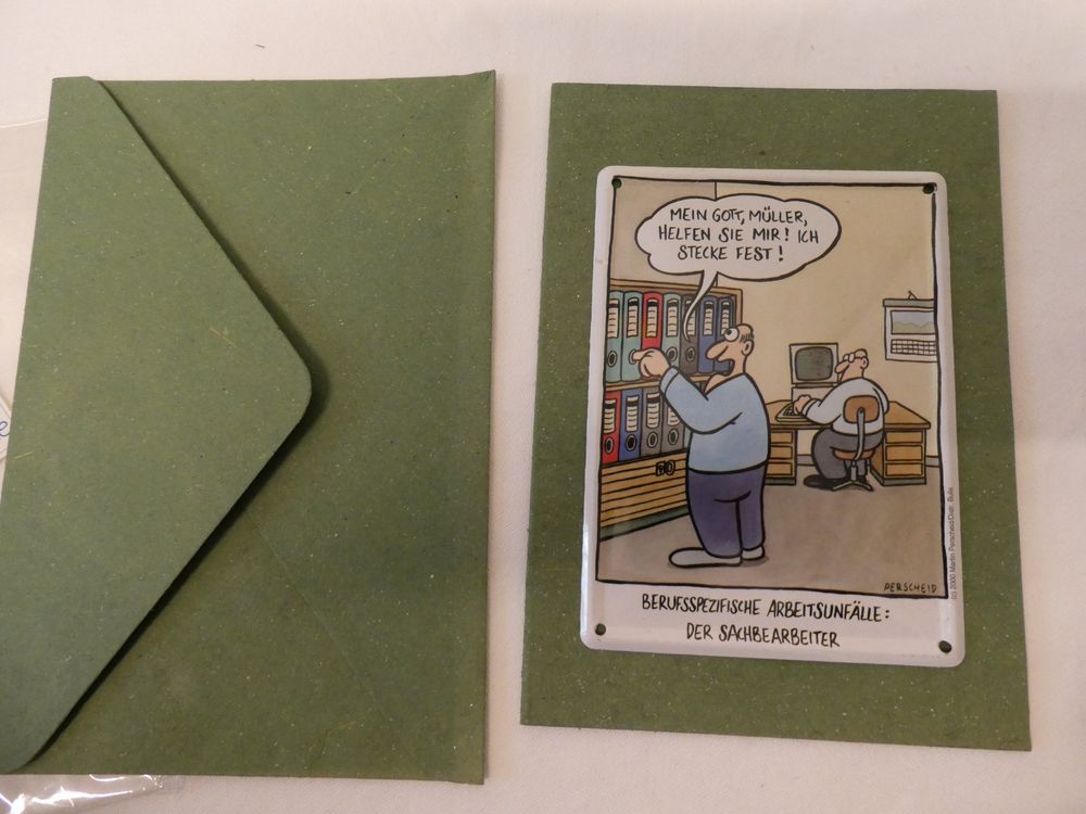 Blechkarte Original Perscheid (Neu (gemäss Beschreibung)) in Tann für ...