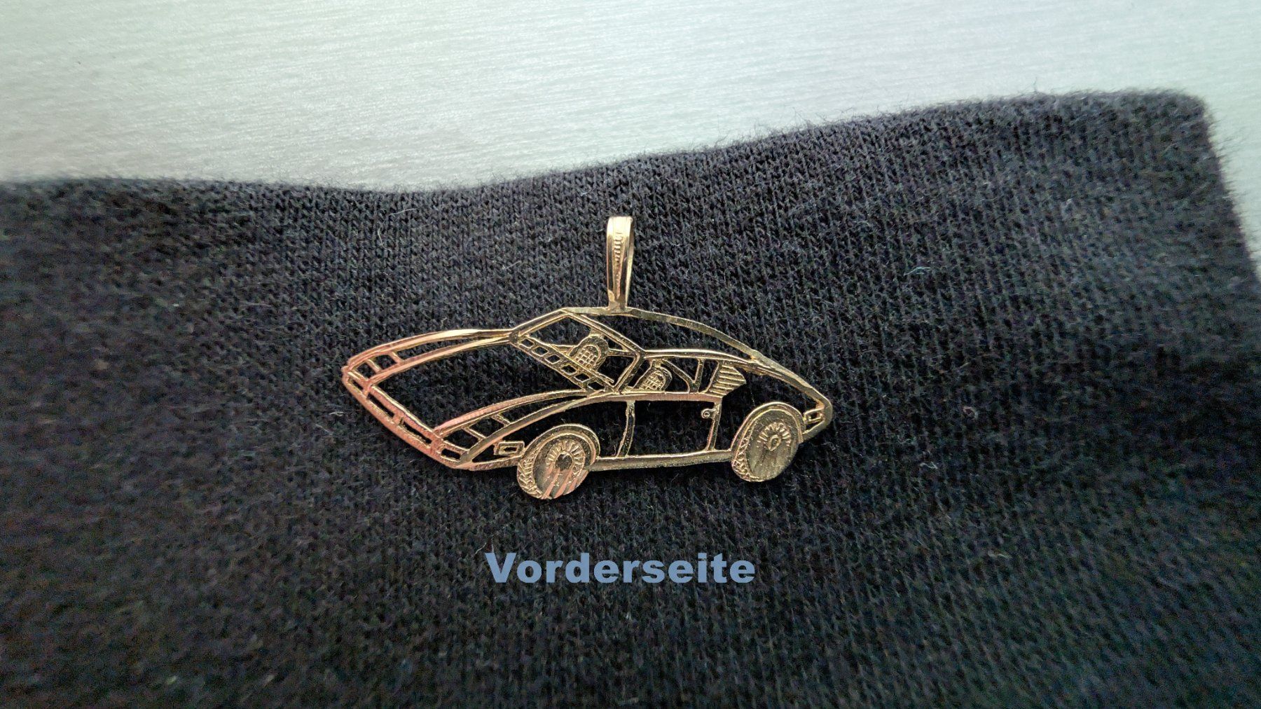 Ciondoli: Gold Anhänger "De Tomaso Pantera" – Nuovo e nell'imballaggio originale da Muhen venduto da Minihummer