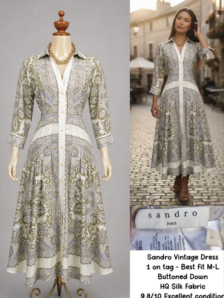 Sandro Vestiti: Sandro Elegant Midi Dress – Usato da St.Josefen venduto da lop_lh8d