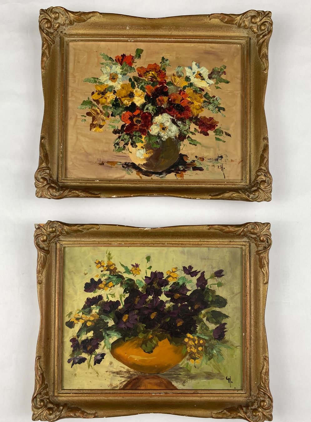 Dipinti: Konvolut Blumenstrauss in Vase – Usato da Basel venduto da bigmbh