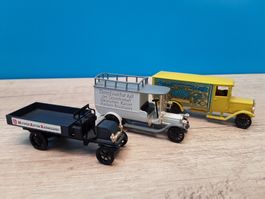 Märklin 1889 __ 3 er Set historische Lastwagen _ OVP H0 1:87