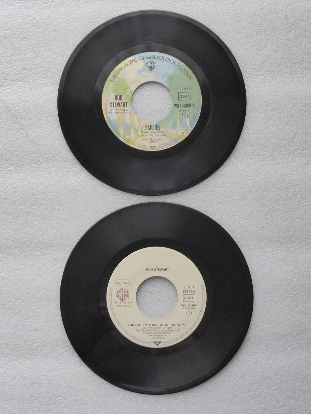 Dischi in vinile: Vinyl Single   2 x  ROD STEWART – Usato da Küssnacht am Rigi venduto da Mondkinder 1