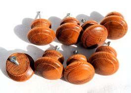**Holz Möbelknöpfe, 8 Stk., Vintage Look, Top Zustand!**
