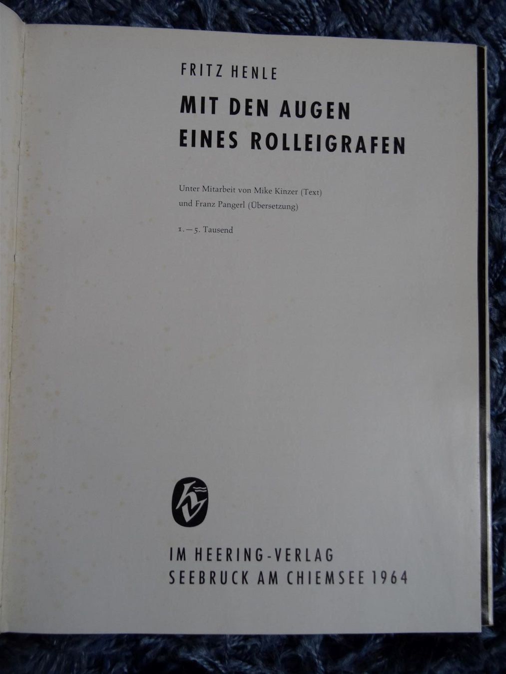 Libri: Mit den Augen eines Rolleigrafen 1964 – Usato da Lupfig venduto da Buerkli20 3