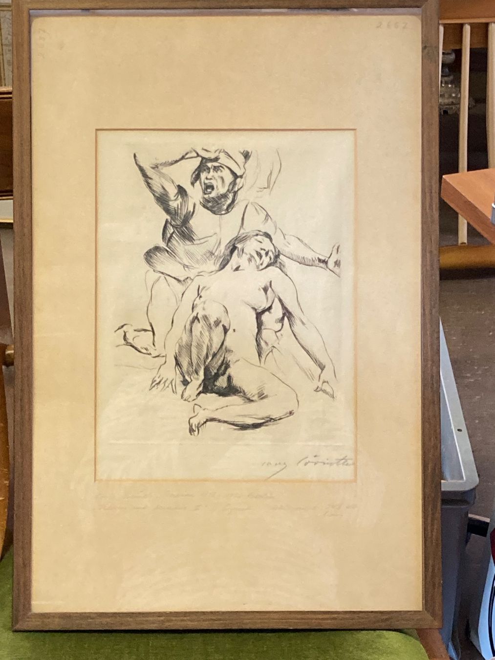 Grafiken & Lithographien: CORINTH Lovis 1856-1925 Radierung signiert – Gebraucht aus Bern von Jwpm66