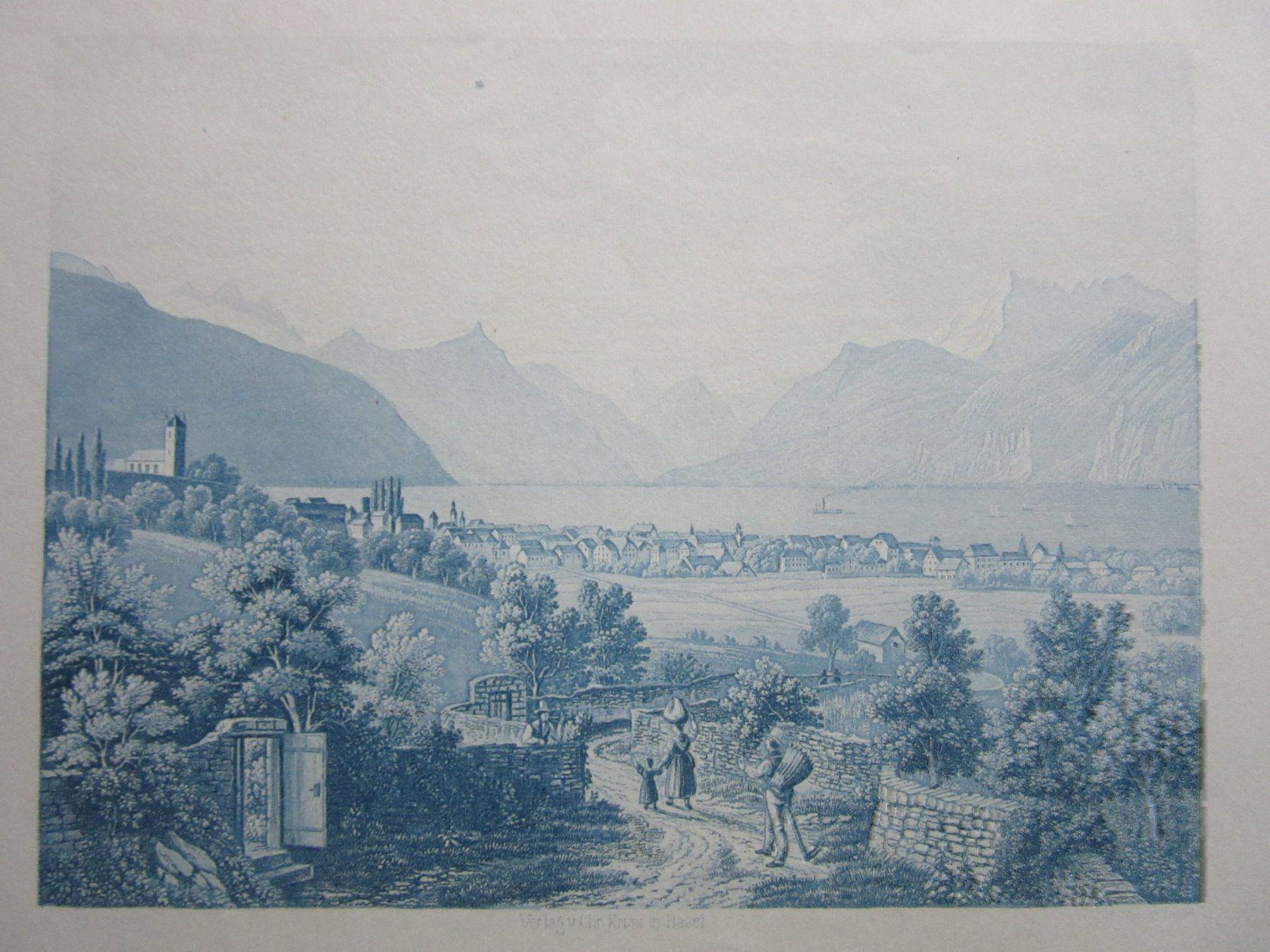 Incisioni: VEVEY STAHLSTICH – Usato da Gersau venduto da grafik-kunst