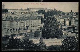 AK Zürich, Blick auf das Polytechnikum