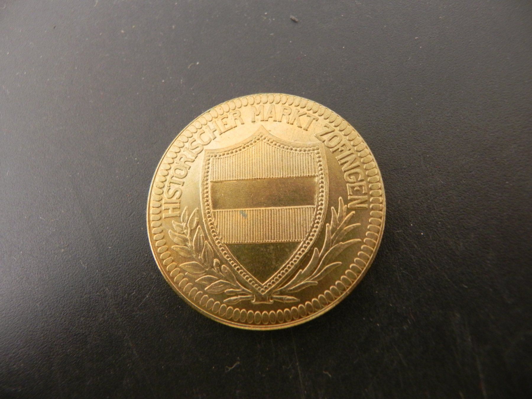 Medaillen: Medaille Zofingen 1 Taler 1987 – Gebraucht aus Biel/Bienne von Gogolozi 1