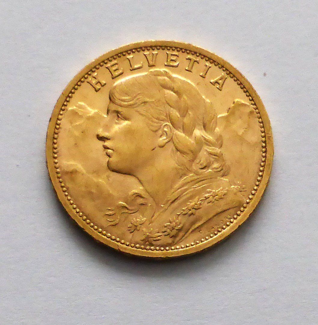 Tutti le monete: Vreneli 20Fr. 1901 - selten / rare ! – Usato da Buochs venduto da ema-coins 1