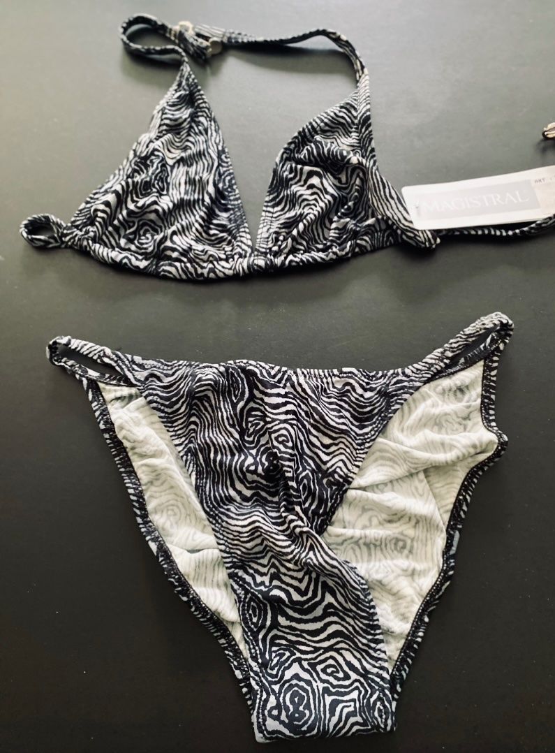 Costumi da bagno & Bikini: Neues Bikini Magistral Zebra-Look – Nuovo (secondo la descrizione) da Herrenschwanden venduto da Cate67
