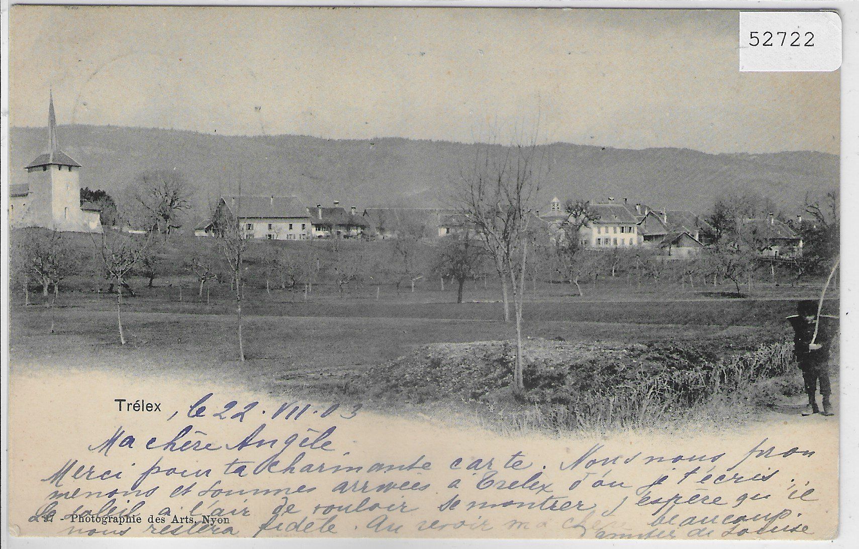 Cartoline postali: Trelex - Vue generale – Usato da Ettingen venduto da Kartenplanet