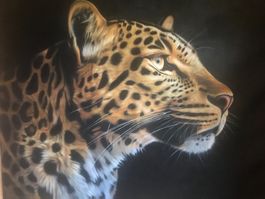 Leopard handgemalt Bousie