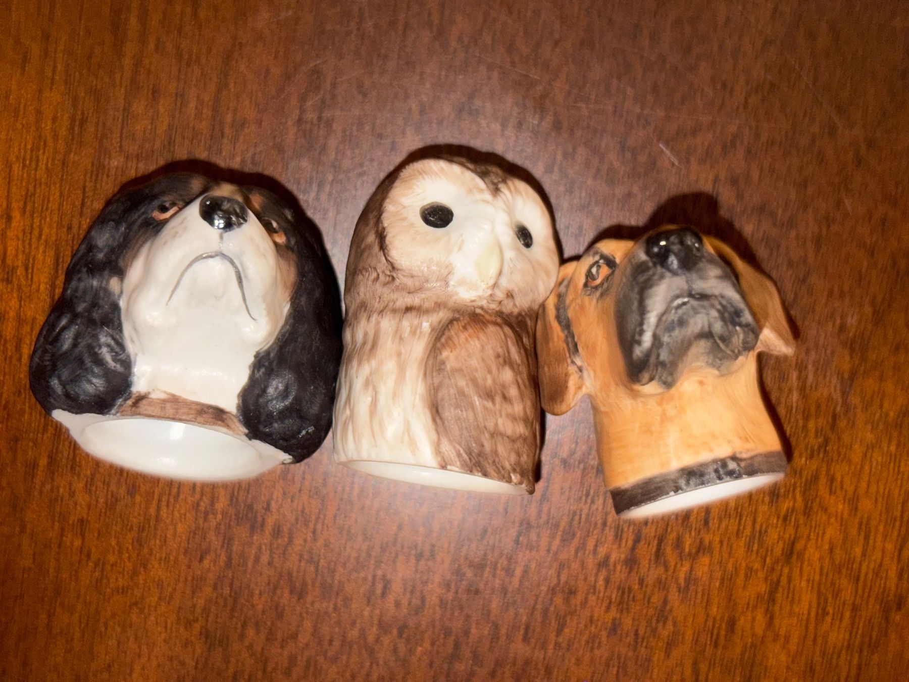 Fingerhüte: 3 Fingerhüte - Tierköpfe – Gebraucht aus Liestal von nik_lr8q 4