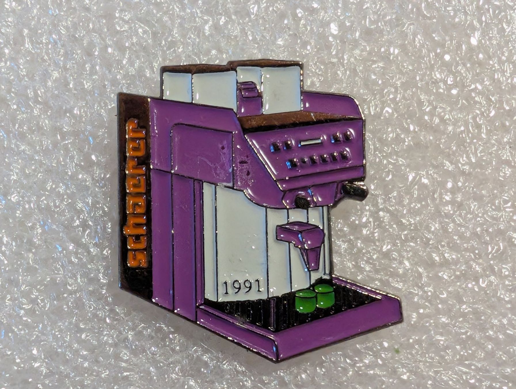 Plaketten & Abzeichen: Ansteckpin 278: Schaerer – Gebraucht aus Oppligen von Pin-Fall-Shop