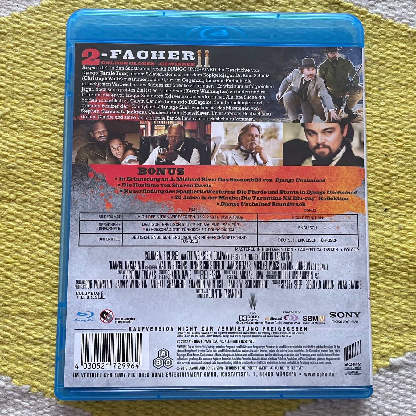 Tutti i DVDs: DJANGO UNCHAINED-BLU RAY DJANGO UNCHAINED – Usato da Rorschacherberg venduto da CD-Roli 1