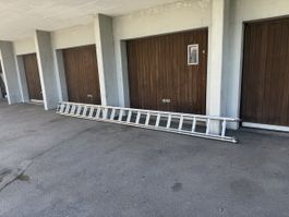 Zarges Leiter 41036 9,7 m Aluminium 150 kg , 2x19 Spross 