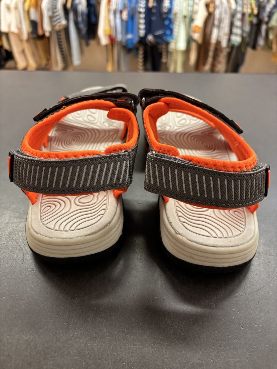 Schuhe für Jungen: KangaROOS Sandalen Grau Orange, Grösse 37 – Gebraucht aus Büren an der Aare von Nikito2001 1