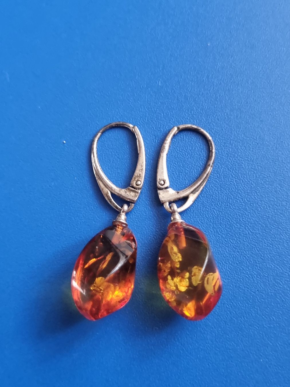Orecchini pendenti & Orecchini a lobo: Elegante Ohrhänger  Bernstein Silber 925 – Usato da Schaffhausen venduto da Leveron13 3