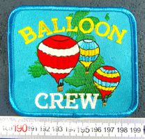 BALLONE CREW AUFNÄHER PATCH MIT LEIM