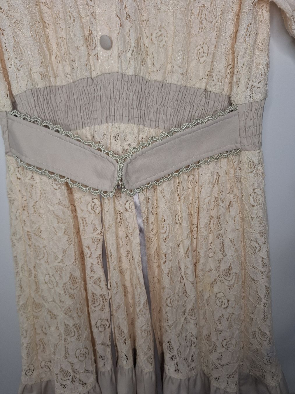 Kleider: Süsses Spitzenkleid, Creme, Gr. s, Boho Stil, Festlich – Neu (gemäss Beschreibung) aus Adlikon b.Regensdf von che_xxb9 4