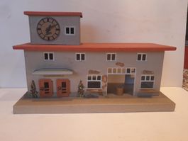 Kibri Bahnhof mit Uhr, Spur H0, Vintage Modellbau, Top