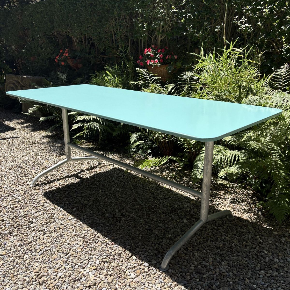 Tavoli: Grosser Gartentisch Klapptisch Blechtisch Balkontisch – Nuovo (secondo la descrizione) da zürich venduto da Fourstar0 2