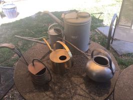 Garten Giesskannen Set Vintage gebraucht