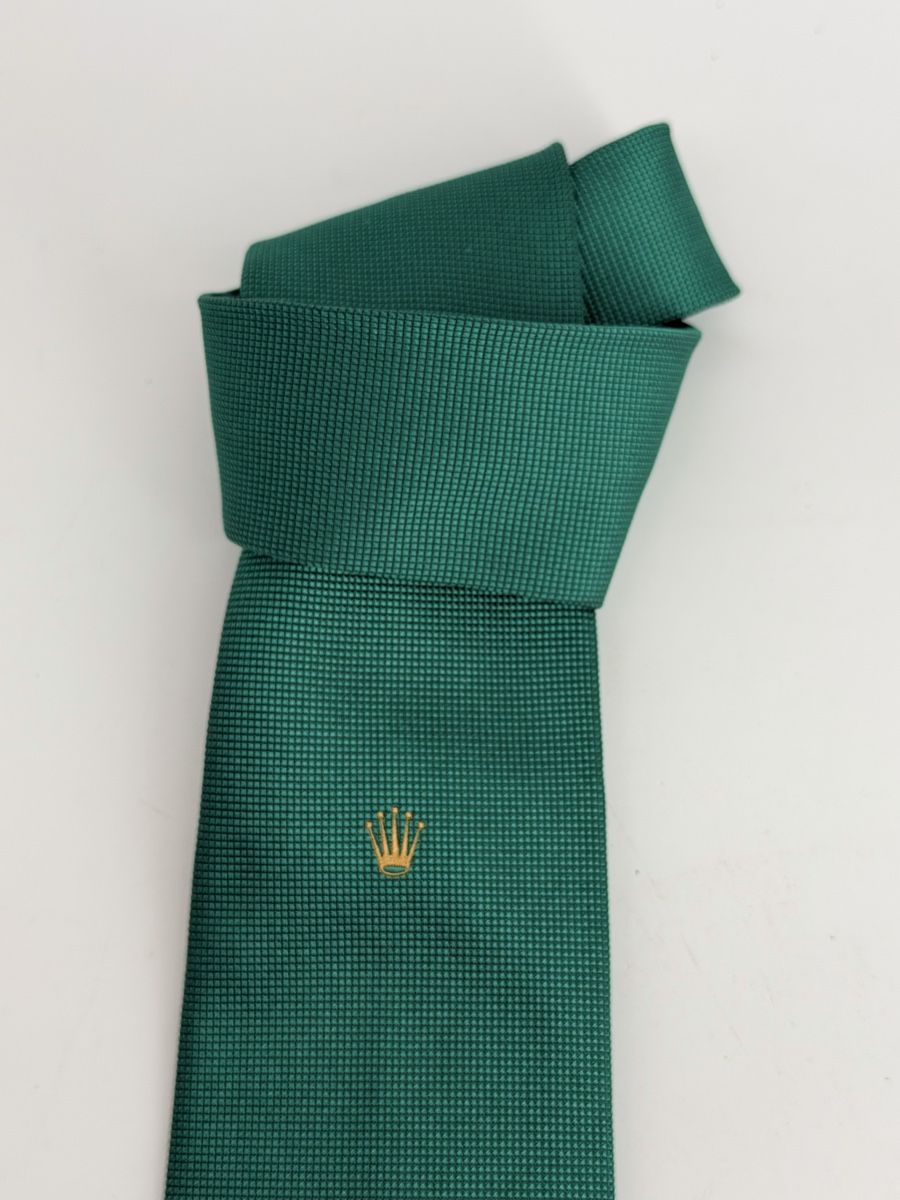 Rolex Cravatte: Cravate Rolex verte vintage – Usato da Vessy venduto da _Callidus_ 4