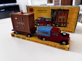 Corgi Toys 19 Chipperfields Land-Rover avec éléphant et cage