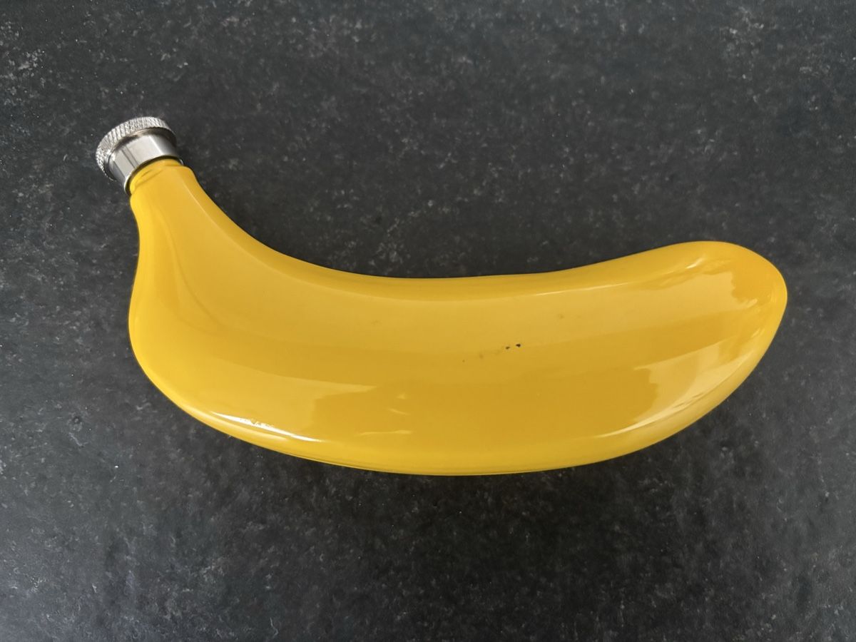 Altro: Flachmann Bananenform, neu und ungebraucht  – Nuovo (secondo la descrizione) da Termen venduto da rowi13 1