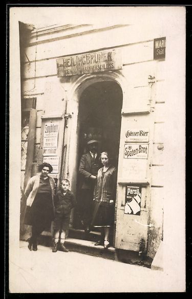 Cartoline postali: Foto-AK Gemischtwarengeschäft Heilingbr – Usato da Berlin venduto da bartko-reher