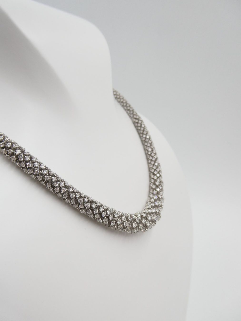 Catenine: DIAMANT COLLIER IN 750 WEISSGOLD – Usato da Luzern venduto da EdiGem 4