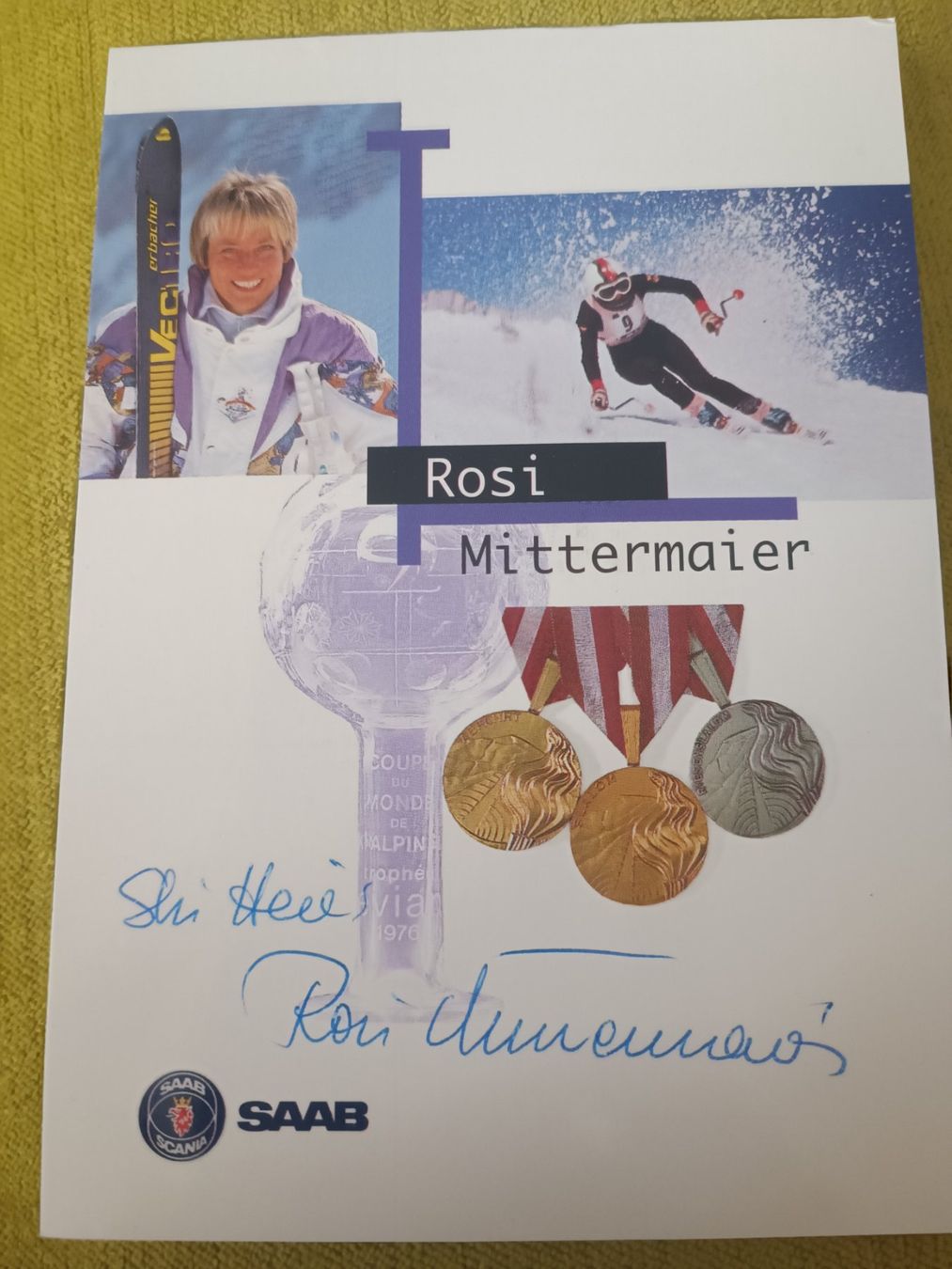 Autografi: Rosi Mittermaier - Ski – Usato da Menziken venduto da Artographs
