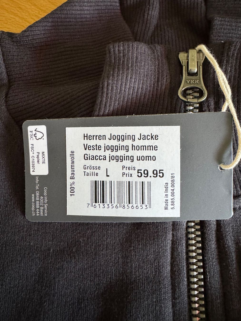 Giacche: Herren Jacke Gr. L  (NEU) – Nuovo e nell'imballaggio originale da Moosseedorf venduto da SDmedia 1