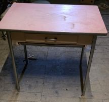 Vintage Kelco Tisch 50er/60er Resopal Rosa
