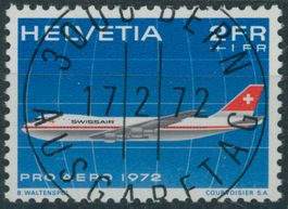 1972 - Pro Aero - Ersttag Voll Stempel ET